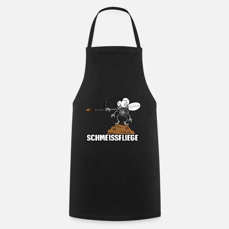 Schmeissfliege - Kochschürze - Schwarz