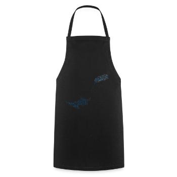 Kitesurfing Kitesurfer Kite Kiten Kitesurfen - Cooking Apron - black - Front - AI Model Male 185 dark (185cm)