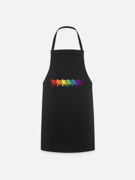 Regenbogen Bären Parade! - Kochschürze - Schwarz