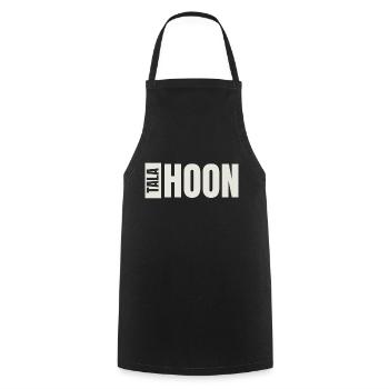Talahoon Sign bright - Kochschürze - Schwarz - Vorne - AI Model Male 185 dark (185cm)