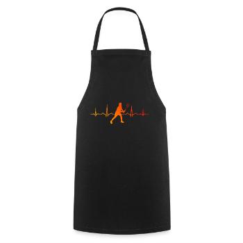 Damen Federball Badmintonspieler Herren Badminton - Kochschürze - Schwarz - Vorne - AI Model Male 185 dark (185cm)