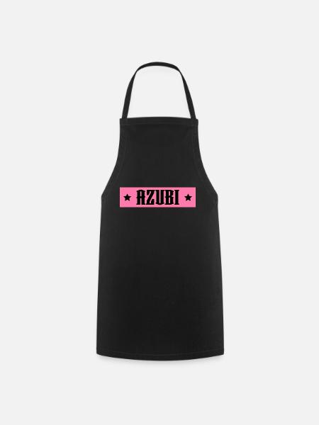 AZUBI rosa tshirt - Kochschürze - Schwarz