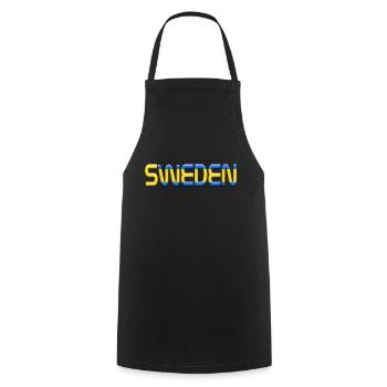Sweden Sverige Viking Norden Scandinavia Schweden - Cooking Apron - black - Front - AI Model Male 185 dark (185cm)