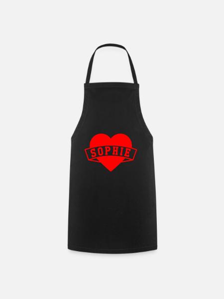Sophie Herzen - Tablier de cuisine - noir