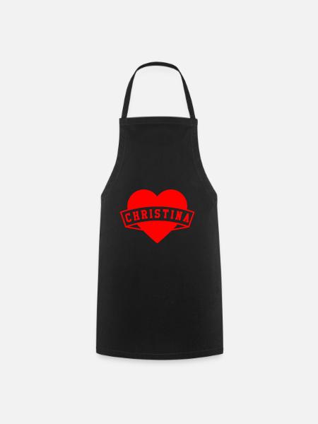 Christina Herzen - Tablier de cuisine - noir