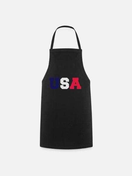 USA - Kochschürze - Schwarz