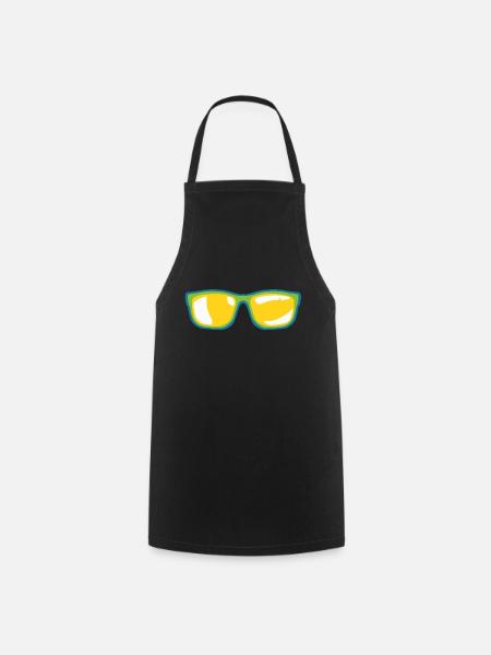 Sonnenbrille - Kochschürze - Schwarz