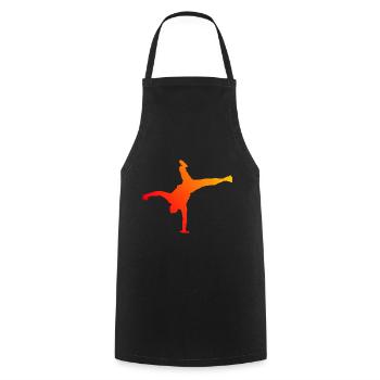 Hip Hop Breakdance Bboy Bgirl Break Dance Hommes - Tablier de cuisine - noir - Devant - AI Model Male 185 dark (185cm)