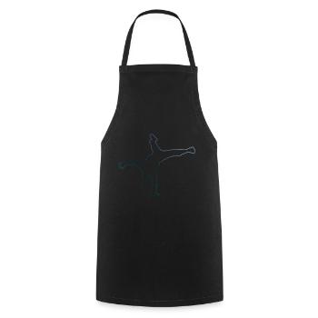 Bgirl Hiphop Bboy Break Dance Femmes Hommes - Tablier de cuisine - noir - Devant - AI Model Male 185 dark (185cm)