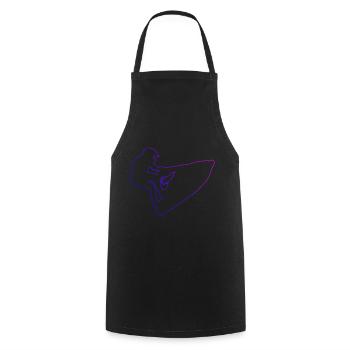Jetskiing Water Sports Men's Jet Ski Ride - Cooking Apron - black - Front - AI Model Male 185 dark (185cm)