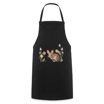 rongeurs, animaux, souris, habitants de la forêt, rongeur, enfant, nature - Tablier de cuisine - noir - Devant - AI Model Male 185 dark (185cm)