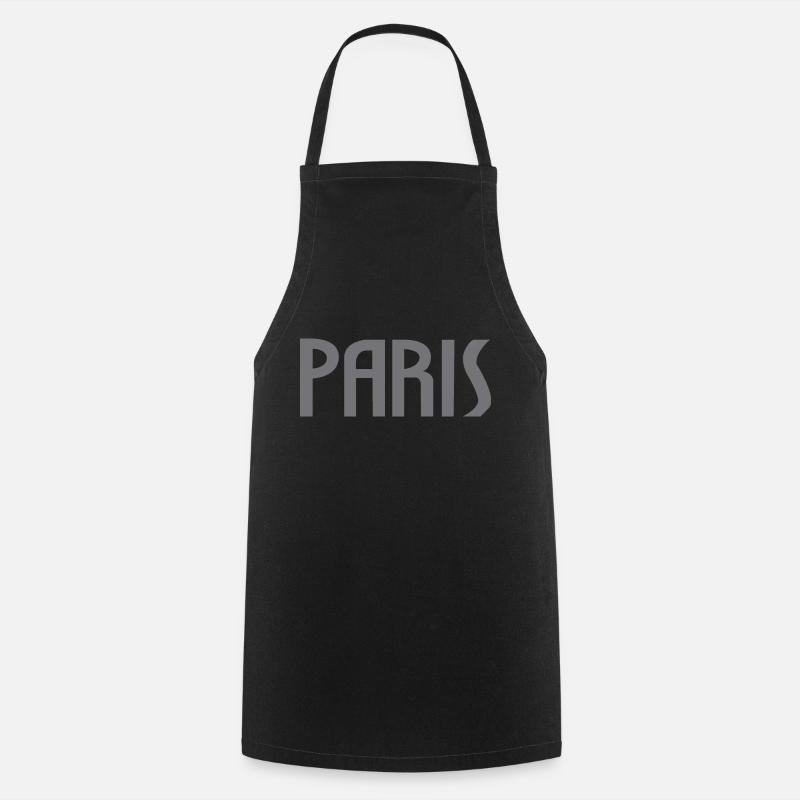 Paris - Tablier de cuisine - noir