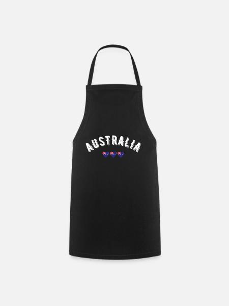 Australien - Kochschürze - Schwarz