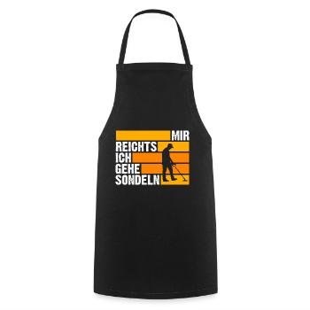 Sondler Sondeln Sondel Sondengänger - Kochschürze - Schwarz - Vorne - AI Model Male 185 dark (185cm)
