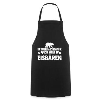 Eisbär Eisbären - Kochschürze - Schwarz - Vorne - AI Model Male 185 dark (185cm)