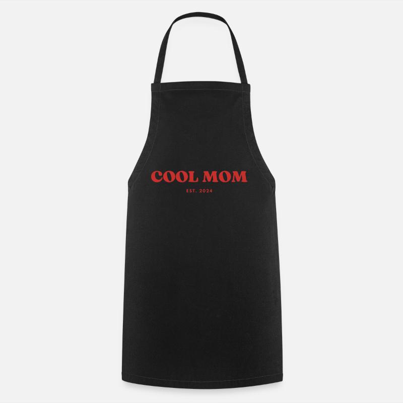 Cool Mom Est. 2024 - Cooking Apron - black