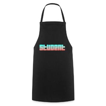 Student Logo - Cooking Apron - black - Front - AI Model Male 185 dark (185cm)
