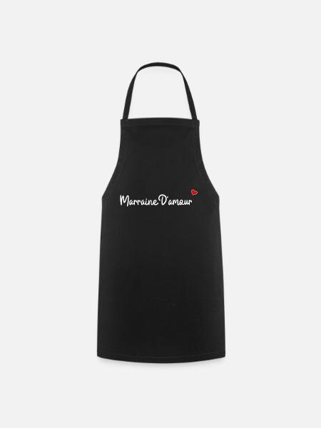 Marraine d'amour - Tablier de cuisine - noir