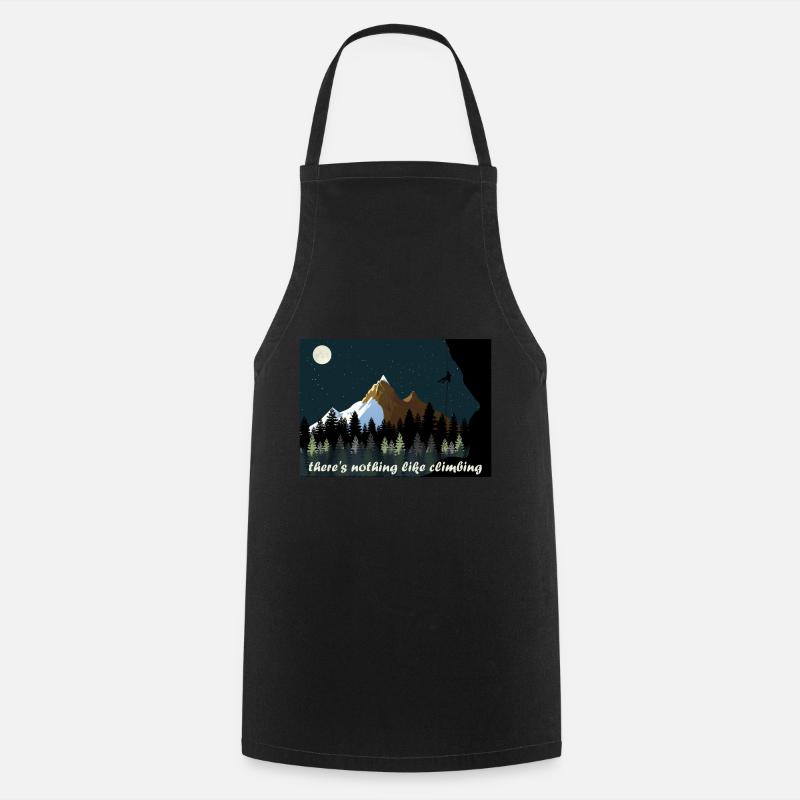 Escalade - Tablier de cuisine - noir