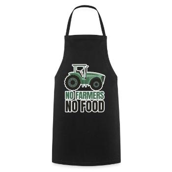 Farmer Farmer Farmer Farmer Wife Farmer Gift - Cooking Apron - black - Front - AI Model Male 185 dark (185cm)
