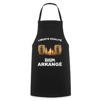 Liberté Egalité Fhum Arrangé - Tablier de cuisine - noir - Devant - AI Model Male 185 dark (185cm)