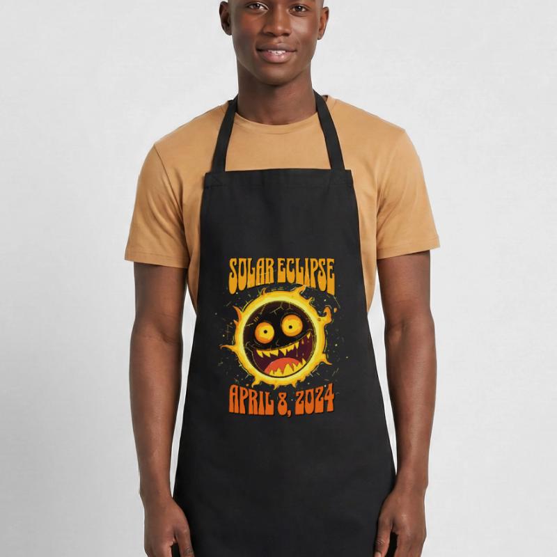 Solar Eclipse April 8, 2024 Total Solar Eclipse Cooking Apron