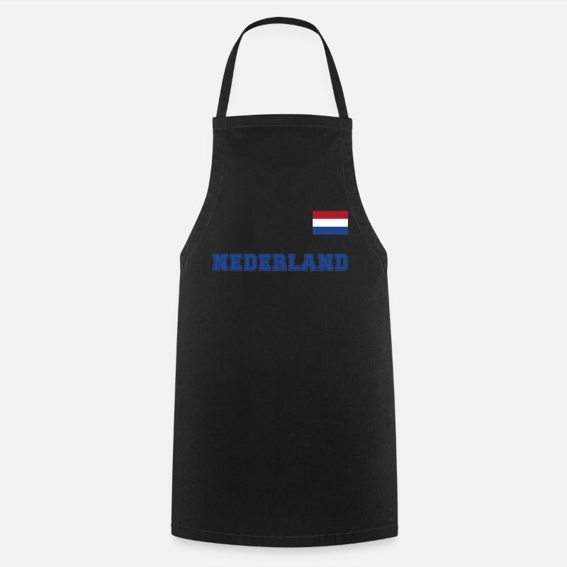 Look maillot des Pays-Bas - Pays-Bas - NEDERLAND - Tablier de cuisine - noir