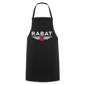 Maillot Maroc Rabat Fan Outfit Design - Tablier de cuisine - noir - Devant - AI Model Male 185 dark (185cm)