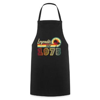 50 Jahre Männer "Legendär Seit 1975 - Tablier de cuisine - noir - Devant - AI Model Male 185 dark (185cm)