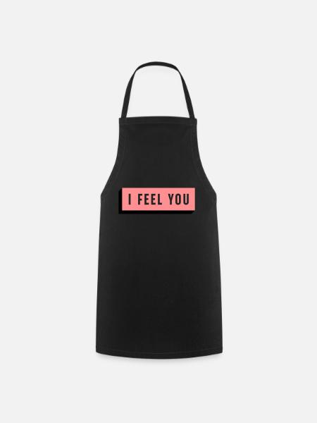 I FEEL YOU - Kochschürze - Schwarz