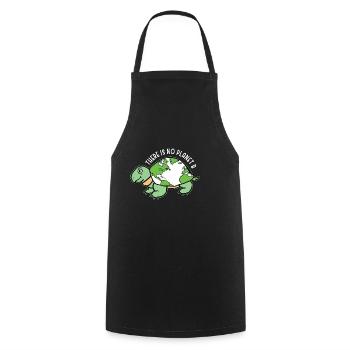 no planet b - Tablier de cuisine - noir - Devant - AI Model Male 185 dark (185cm)