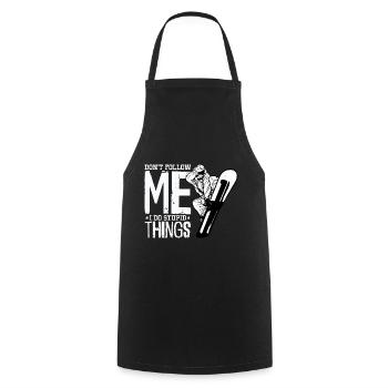 Snowboarding Snowboard Holiday Snowboard Snowboarder - Cooking Apron - black - Front - AI Model Male 185 dark (185cm)