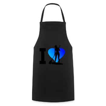 Standup Paddleboard Standup Paddling Stand up Padd - Cooking Apron - black - Front - AI Model Male 185 dark (185cm)