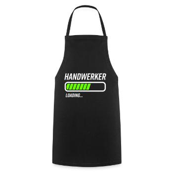 Handwerker Humor Geschenk - Kochschürze - Schwarz - Vorne - AI Model Male 185 dark (185cm)