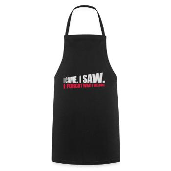 I came saw forget - Kochschürze - Schwarz - Vorne - AI Model Male 185 dark (185cm)