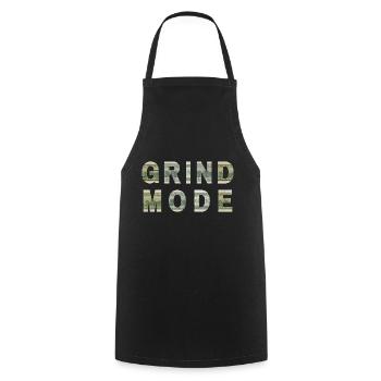 Grind Mode Dollar Bill Texture Motivation - Tablier de cuisine - noir - Devant - AI Model Male 185 dark (185cm)