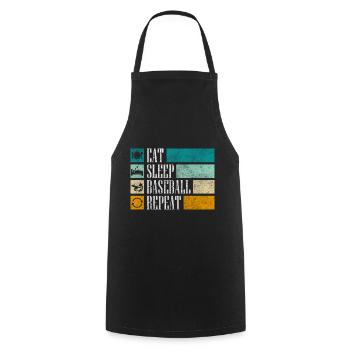 Sport Team Catcher - Cooking Apron - black - Front - AI Model Male 185 dark (185cm)