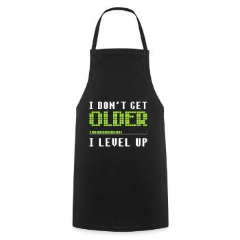 Gaming Zocken Nerd Gamer Geek Console Gift - Cooking Apron - black - Front - AI Model Male 185 dark (185cm)