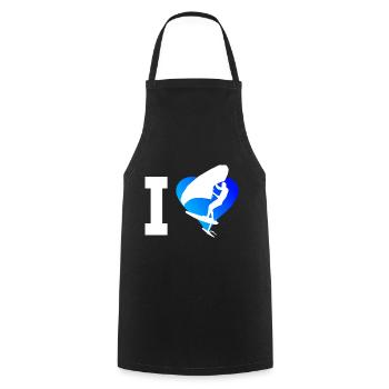 Women wingsurfing wingfoil wingsurf Men - Cooking Apron - black - Front - AI Model Male 185 dark (185cm)