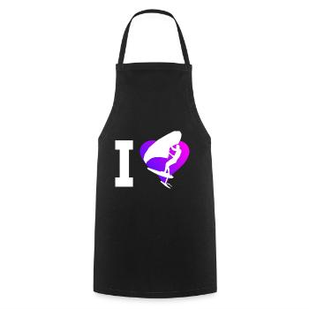 wingsurfen hydrofoil foilwing wingfoil wingsurf - Cooking Apron - black - Front - AI Model Male 185 dark (185cm)