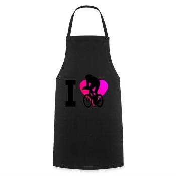 Dames vélo de route hommes vélo de route cyclistes de course - Tablier de cuisine - noir - Devant - AI Model Male 185 dark (185cm)