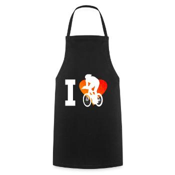 Cyclisme sur route hommes course cycliste vélo de route - Tablier de cuisine - noir - Devant - AI Model Male 185 dark (185cm)