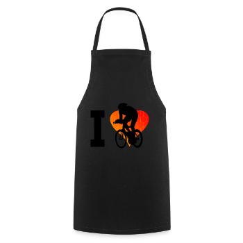 Vélo de route pour homme Cyclisme sur route Femme - Tablier de cuisine - noir - Devant - AI Model Male 185 dark (185cm)