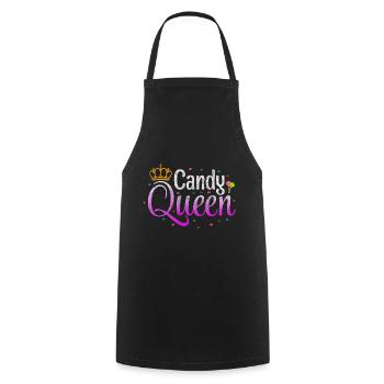 Candy Cupcake Lollipop - Tablier de cuisine - noir - Devant - AI Model Male 185 dark (185cm)