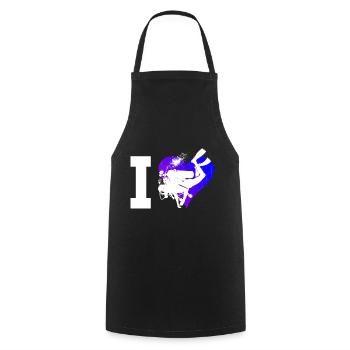 Women's Men's Diver Diving Diver Scuba Diver - Cooking Apron - black - Front - AI Model Male 185 dark (185cm)
