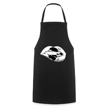 Corsica Flag Corsica Flag Corsica Corsica - Cooking Apron - black - Front - AI Model Male 185 dark (185cm)