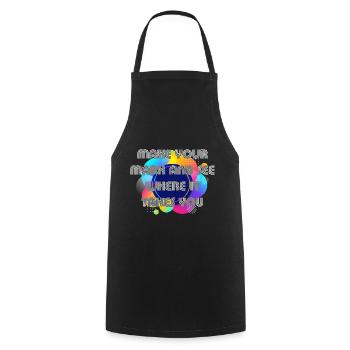 Faites votre marque et voyez où cela vous mèneChilds - Tablier de cuisine - noir - Devant - AI Model Male 185 dark (185cm)