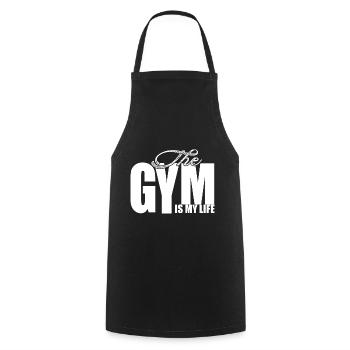 Gym Bodyuilder Fitness T-shirt Geschenkidee - Kochschürze - Schwarz - Vorne - AI Model Male 185 dark (185cm)