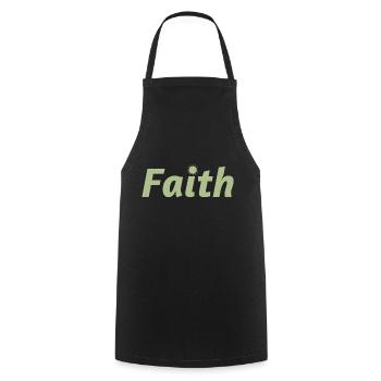 Faith - Cooking Apron - black - Front - AI Model Male 185 dark (185cm)