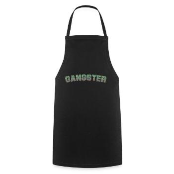 Gangsters - Tablier de cuisine - noir - Devant - AI Model Male 185 dark (185cm)